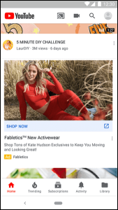home feed